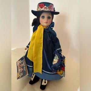Vintage Effanbee "Mary Poppins"11" Doll Storybook Collection 1980's,Original Box
